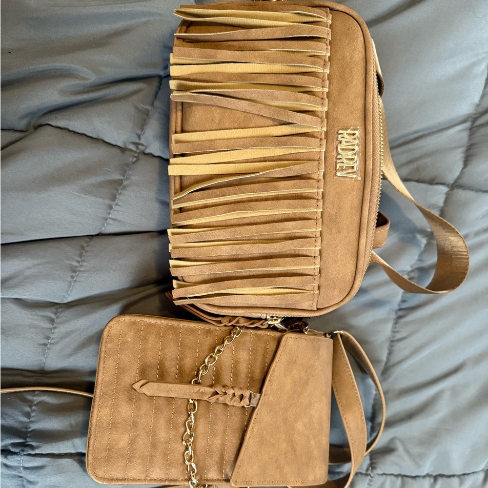 Rad rev fringe sling with phone crossbody extra straps